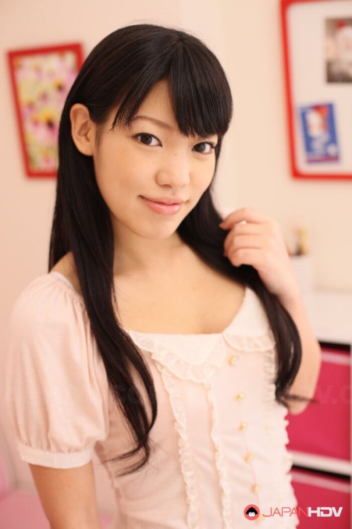 Chiharu Miyashita shows yummy boobs and appetizing behind in panties.