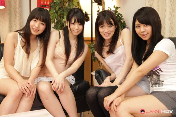 Miyu Shiina, Ayaka Mikami, Conatsu Hinata, Kokomi Haruka are shaved