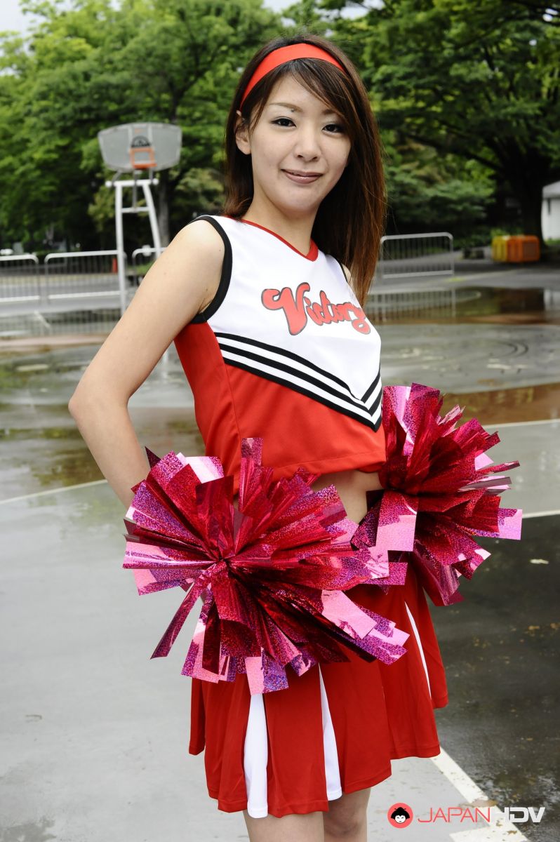 Sexy Tomomi Matsuda is a cute and naughty cheerleader