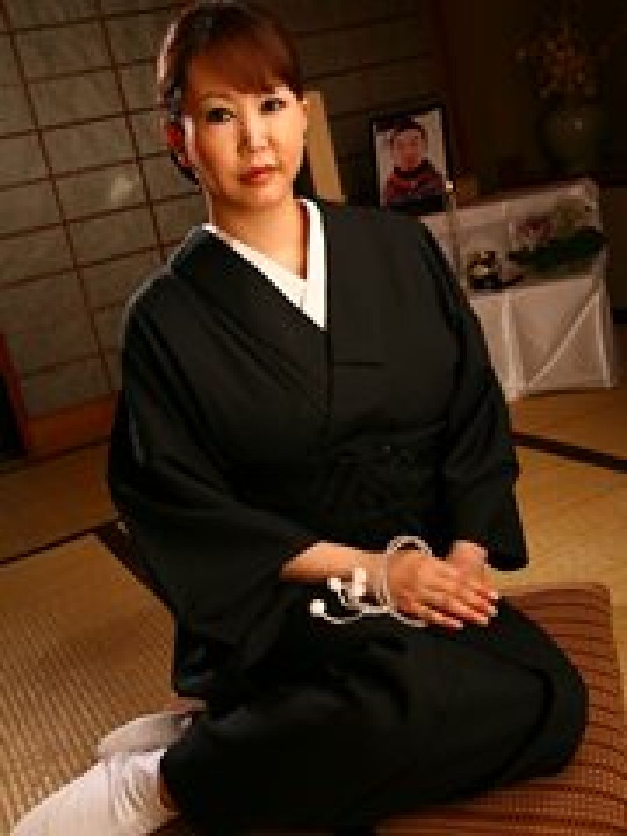 While mourning Waka Kano is ready for a stranger's hot touch.